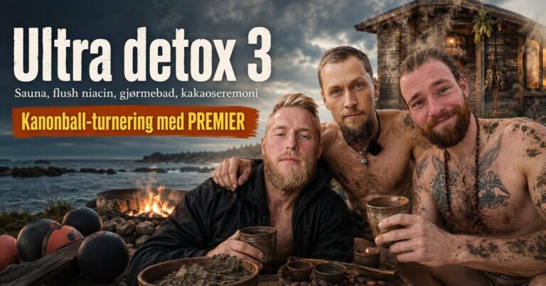 Ultra detox 3.0: Sauna + Niacin flush [18.10 // 12:30-19:00 // Kalvøya, Sandvika]